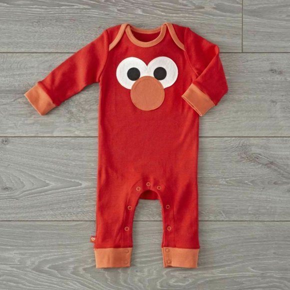 Land Of Nod Elmo Romper Crate Kids Sesame Street - Picture 1 of 2